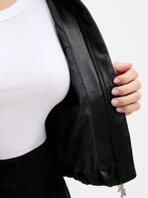 Hugo Blue kurtka kolor czarny przejściowa oversize 50553053