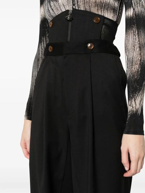 Vivienne Westwood corset-detail trousers - Black