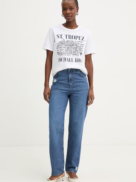 MICHAEL Michael Kors t-shirt damski bawełniany - zdjęcie produktu nr 1