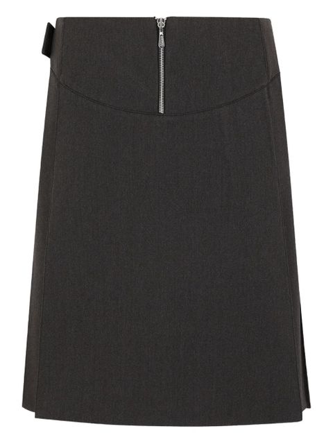Rabanne belt zip skirt - Grey - zdjęcie produktu nr 2