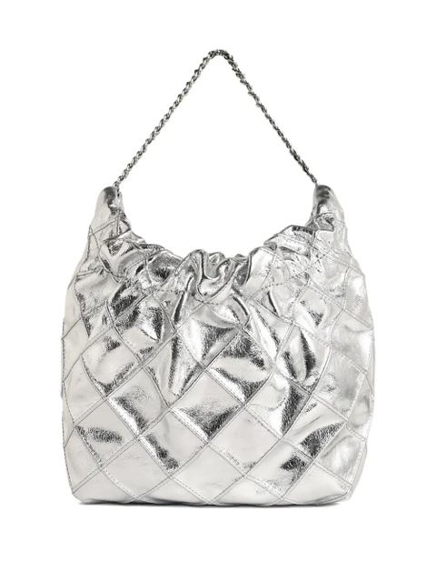 Tory Burch mini Fleming shoulder bag - Silver - zdjęcie produktu nr 2