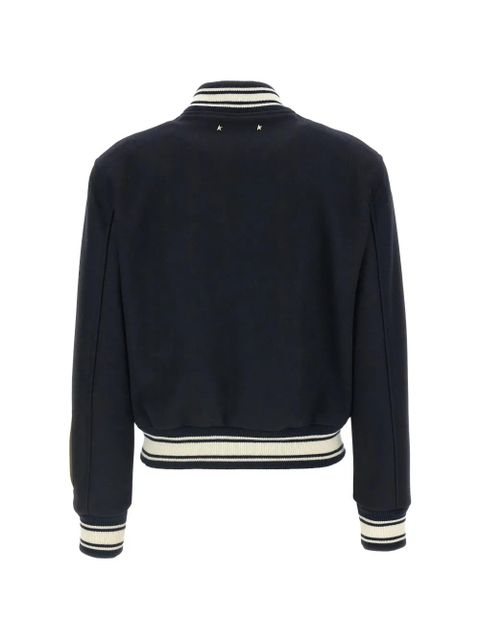 Golden Goose Dirce logo-embroidered bomber jacket - Blue - zdjęcie produktu nr 2