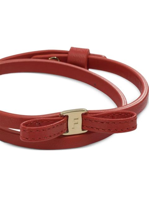 Ferragamo bow-detail bracelet - Red - zdjęcie produktu nr 2