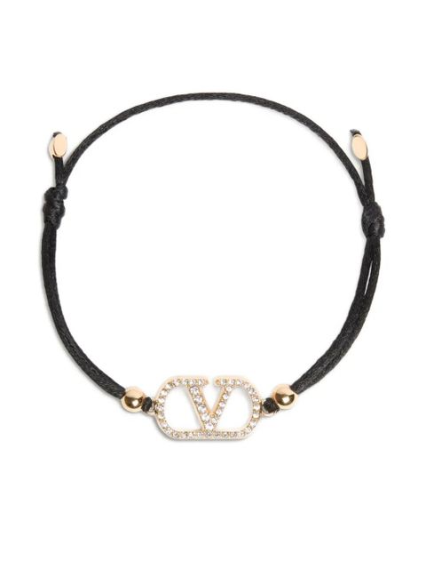 Valentino Garavani VLogo Signature bracelet - Black - zdjęcie produktu nr 1