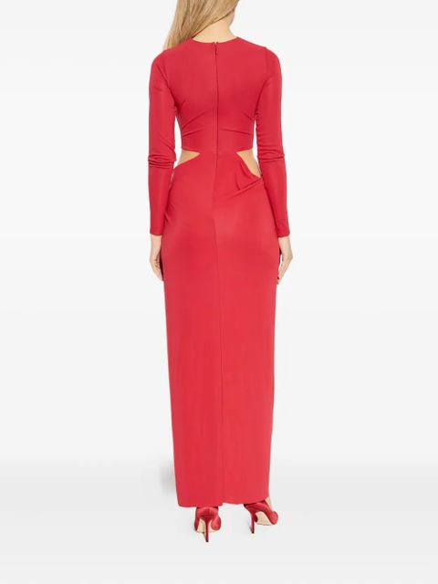 Cult Gaia Keri cut-out twisted maxi dress - Red