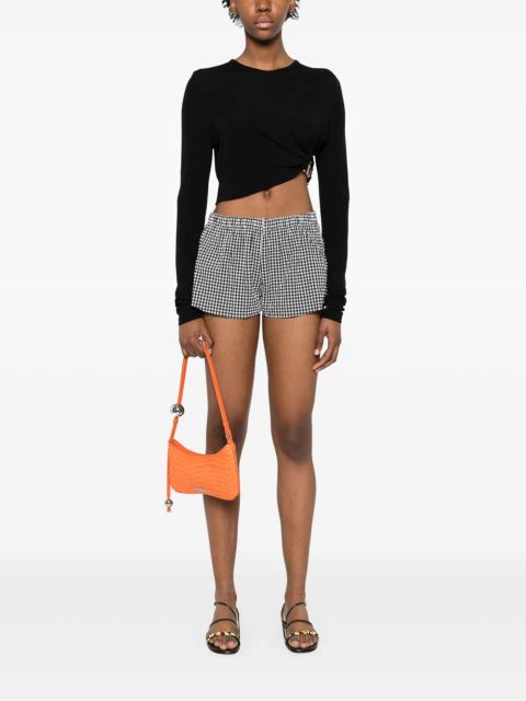 Hunza G checked shorts - Black - zdjęcie produktu nr 2