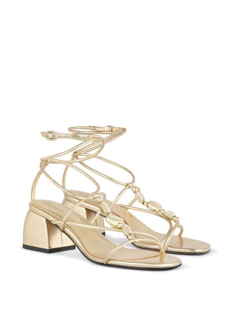 Ba&Sh Caya beaded strappy sandals - Gold - zdjęcie produktu nr 2
