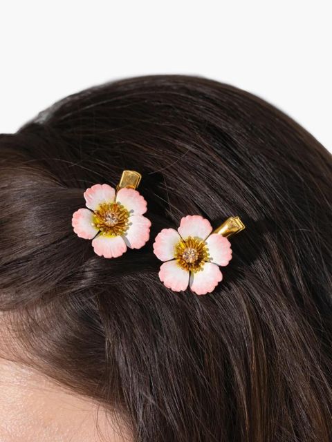 Jennifer Behr Debbie hair clips (set of two) - Pink