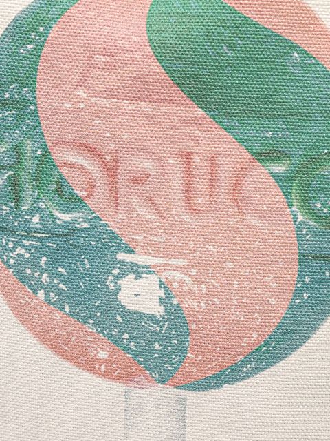 Fiorucci torba bawełniana Lollipop Print Canvas Tote kolor beżowy U02SPABA275CO03WH02