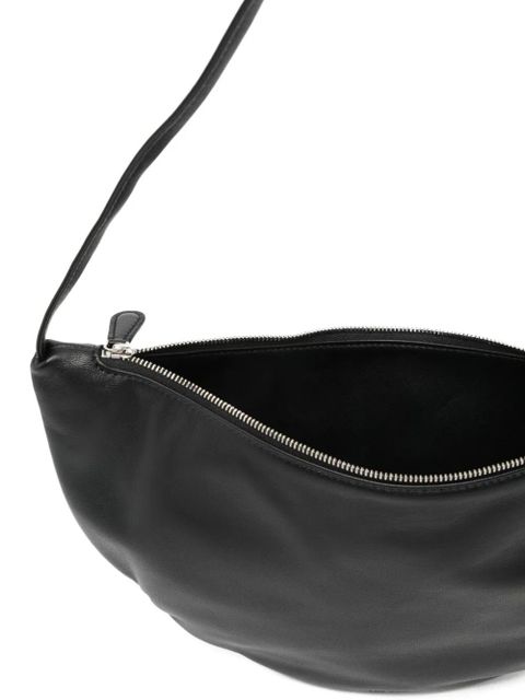 The Row zip shoulder bag - Black