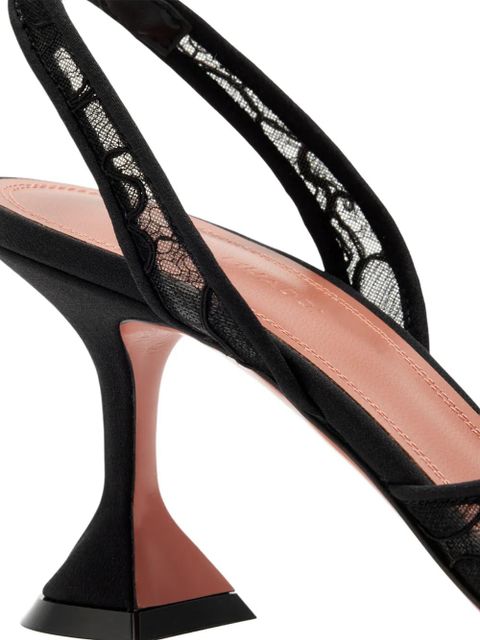 Amina Muaddi Holli slingback pumps - Black