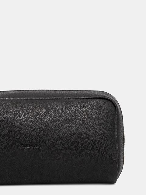 Patrizia Pepe kosmetyczka skórzana kolor czarny 8Q0027 L001