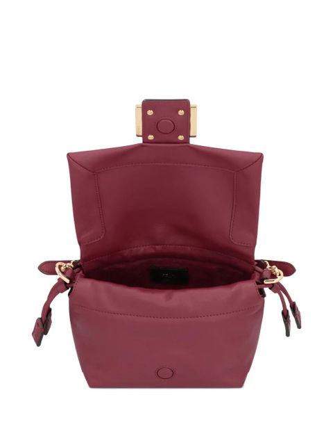 FENDI small Mamma Baguette leather bucket bag - Red