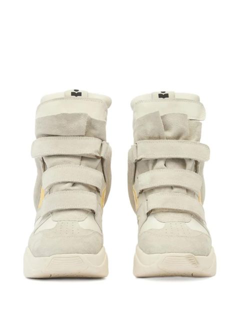 ISABEL MARANT Balskee panelled-design sneakers - Neutrals