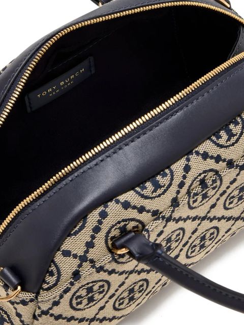 Tory Burch logo-pattern mini bag - Blue