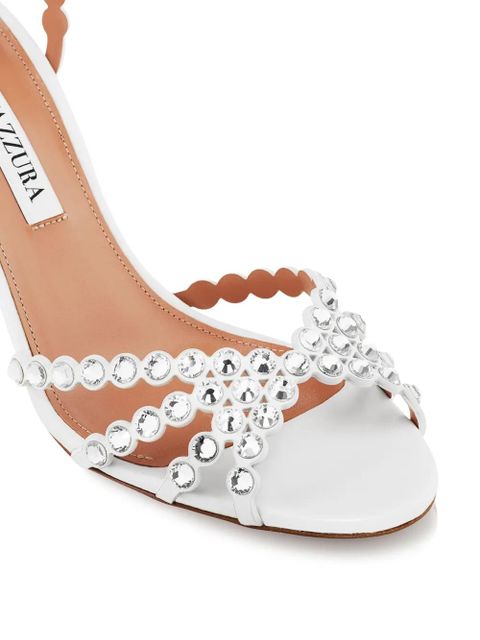Aquazzura 85mm Tequila sandals - White