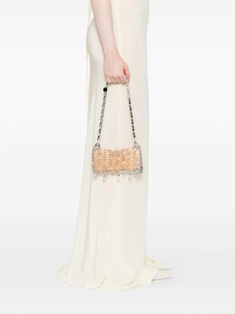 Rabanne Paco 1969 disc-charm chain shoulder bag - White - zdjęcie produktu nr 2