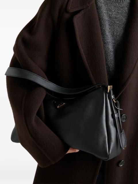 Prada large Aimée shoulder bag - Black