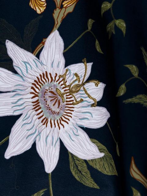 Agua By Agua Bendita Leonora Pasiflora flared skirt - Blue