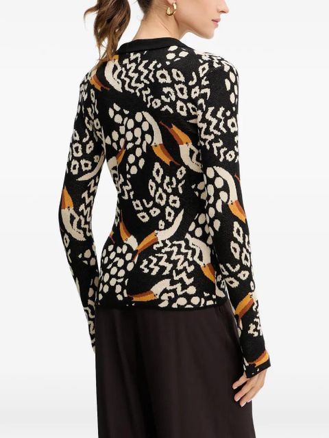 FARM Rio Tucanissimo polo sweater - Black