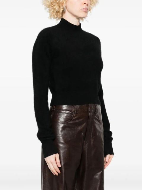 Sportmax high-neck sweatshirt - Black