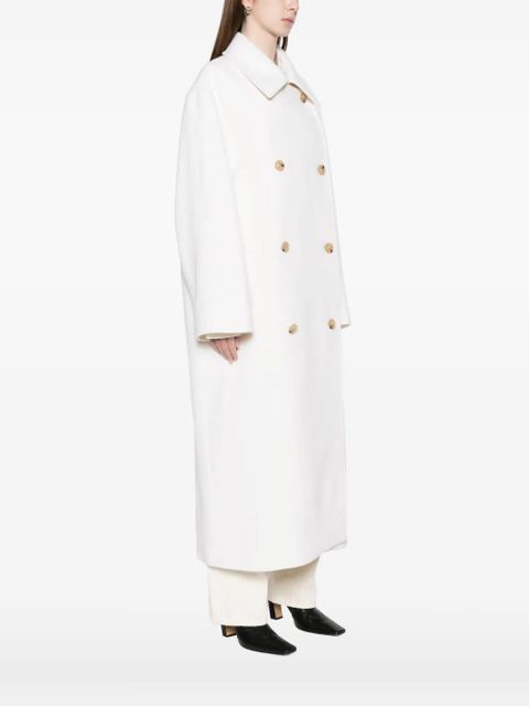 TOTEME double-breasted wool coat - Neutrals