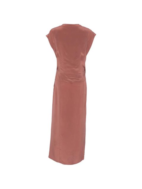 Alysi V-neck wrap maxi dress - Brown - zdjęcie produktu nr 2