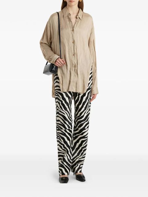 KHAITE Goya button-down shirt - Neutrals - zdjęcie produktu nr 2