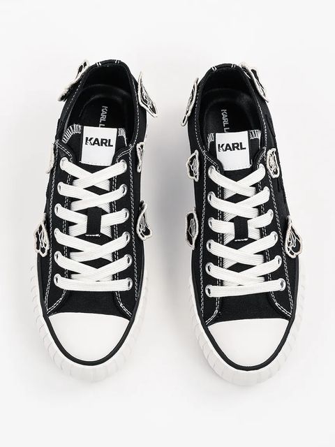 Karl Lagerfeld tenisówki KAMPUS MAX kolor czarny KL60425