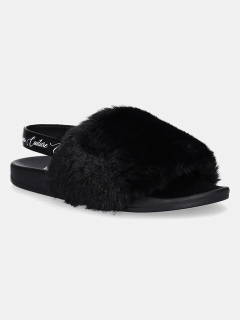 Versace Jeans Couture klapki damskie kolor czarny 79VA3SQ6 ZS359 899 - zdjęcie produktu nr 1