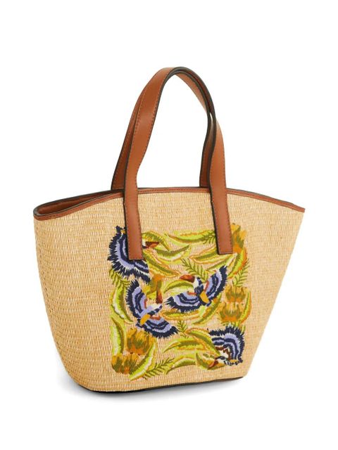 FARM Rio small embroidered tote bag - Neutrals - zdjęcie produktu nr 2
