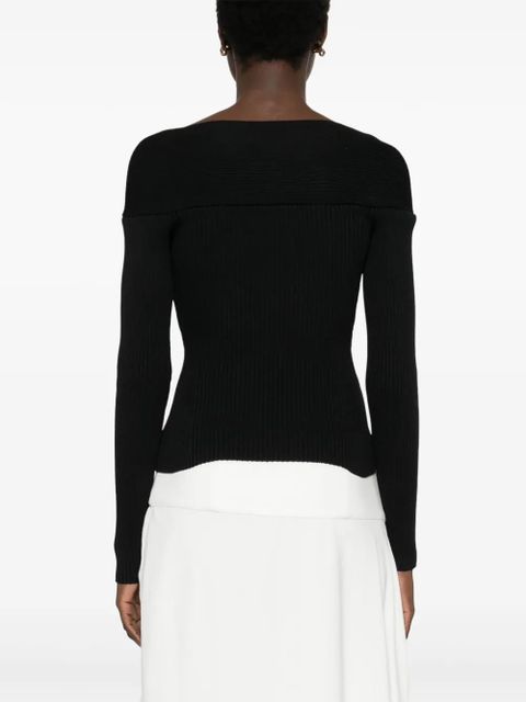 Magda Butrym ribbed sweater - Black - zdjęcie produktu nr 1
