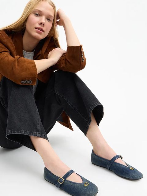 Coach baleriny dziecięce Sculpted C Soft Mary Jane