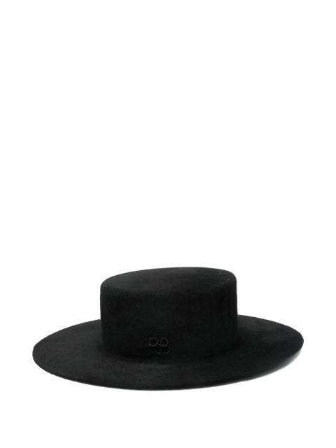 Ruslan Baginskiy Canotier double chain hat - Black - zdjęcie produktu nr 2