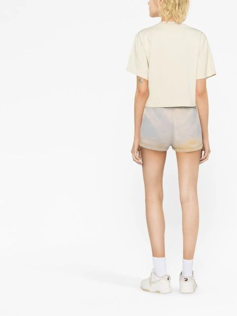 Off-White Laundry drawstring shorts - Blue