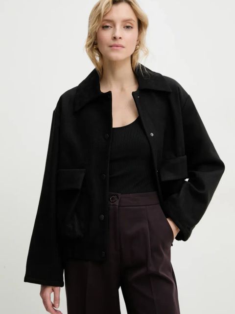 Answear.LAB kurtka kolor czarny przejściowa