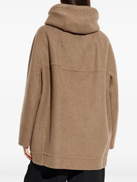 Max Mara Gradi hooded zip jacket - Brown