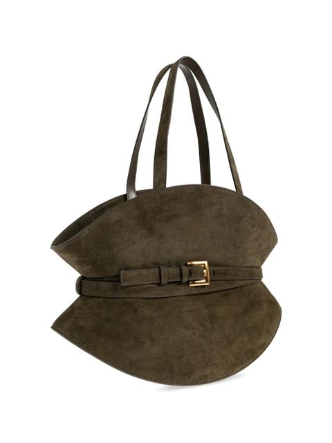 Balmain medium Shuffle belt tote bag - Green - zdjęcie produktu nr 2