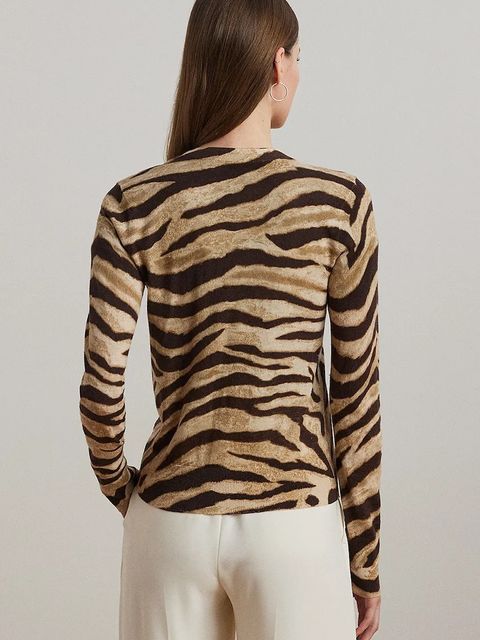 Lauren Ralph Lauren kardigan damski kolor beżowy lekki 200971371 - zdjęcie produktu nr 2