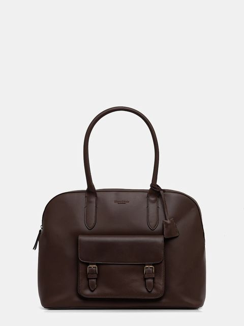 Marc O'Polo torebka skórzana kolor brązowy 5000009165 - zdjęcie produktu nr 1