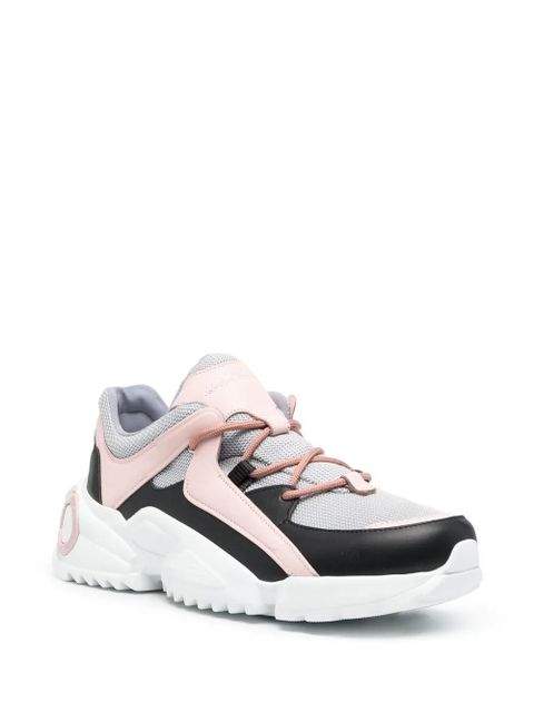 Ferragamo panelled low-top sneakers - Pink - zdjęcie produktu nr 2