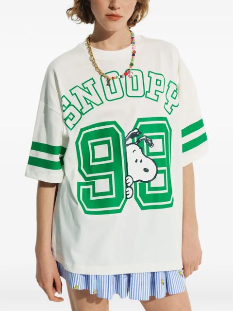 Essentiel Antwerp Snoopy print oversized T-shirt - White