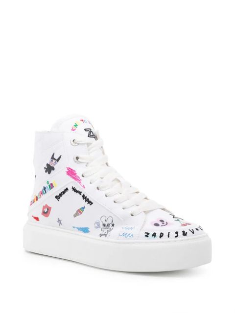 Zadig&Voltaire High Flash flatform sneakers - White - zdjęcie produktu nr 2