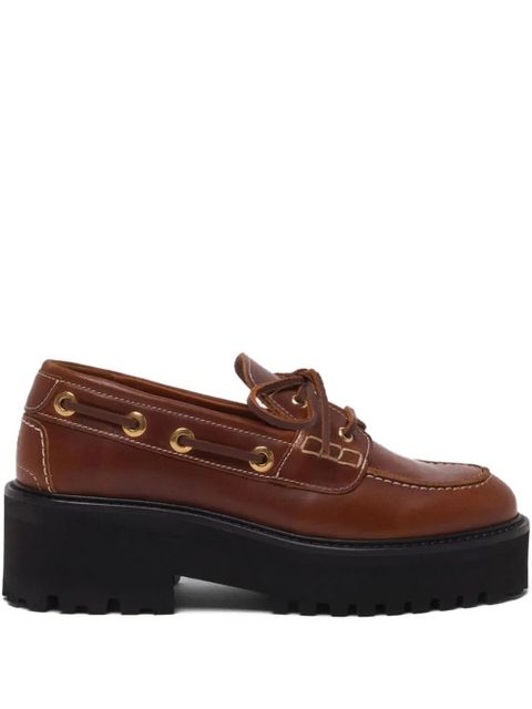 Maje chunky-sole boat shoes - Brown - zdjęcie produktu nr 1