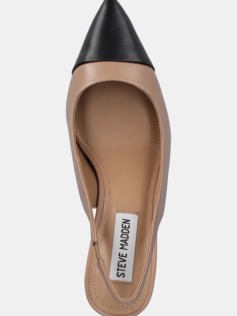 Steve Madden szpilki skórzane Kling kolor beżowy 11003001