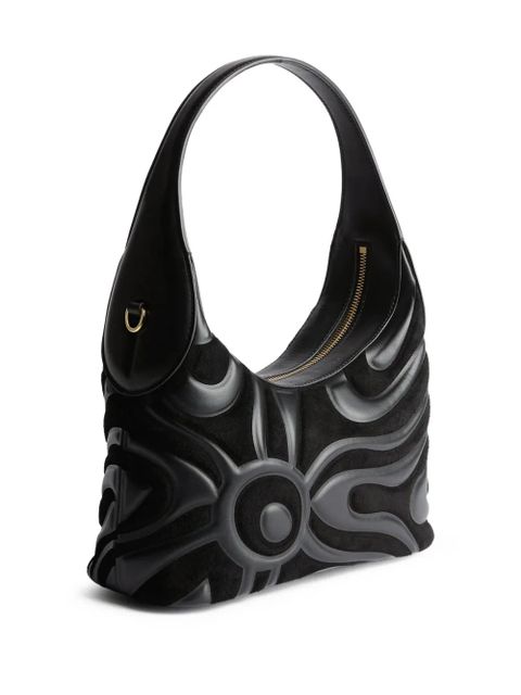 PUCCI Marmo Pattern Hobo Bag - Black