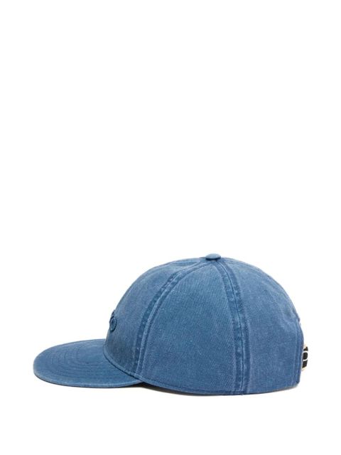 PINKO Embroidered cotton hat - Blue