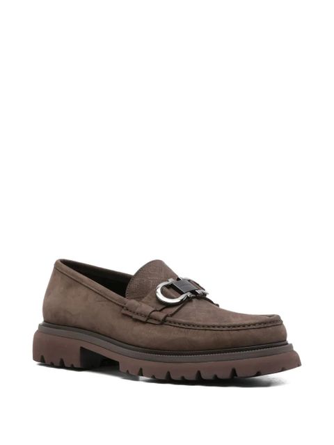 Ferragamo Gancini-buckle loafers - Brown - zdjęcie produktu nr 2