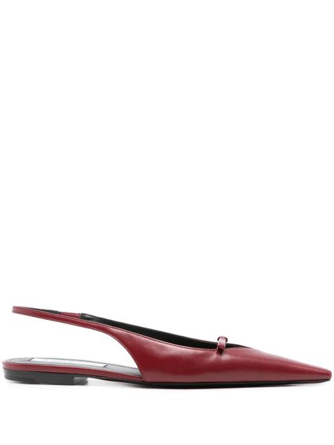 Victoria Beckham slingback pointed-toe pumps - Red - zdjęcie produktu nr 1