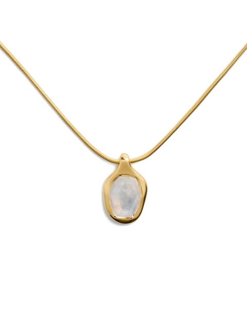 Monica Vinader Odyssey moonstone necklace - Gold
